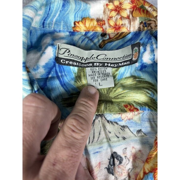 pineapple connection hawaiian shirt Men’s Size Large Surf And Rowing AOP Graphic - Picture 4 of 9